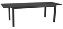 Tavolo da Giardino Allungabile 160/220x90x75 cm in Alluminio Boise Antracite