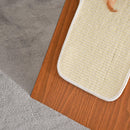 Casetta per Gatti con Tiragraffi in MDF 60x37x65 cm  Bianca