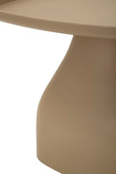 Tavolinetto Gea Tortora 48x48x38 cm in Polipropilene Grigio      