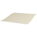 Telo di Ricambio per Pergola da Giardino 2.5x3 m con 8 Fori di Drenaggio 297x243 cm in Poliestere Beige