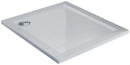 Piatto Doccia 75x75 cm in Acrilico Fosterberg Floret 2 Bianco Lucido Seconda Scelta