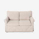 Divano 2 Posti 94x74x126min Tessuto Beige