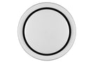 Plafoniera da Interno a LED in Plastica Nero Opaco