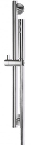 Saliscendi Asta con Doccetta in Acciaio Inox Satinato Nilo