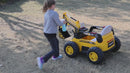Escavatore Elettrico per Bambini 12V Ruspa Truck Giallo e Nero