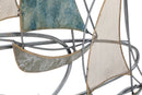 Scultura Regata 64x8,9x60 cm in Ferro Multicolor-2