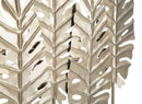 Scultura Long Leaf 47x10x57,5 cm in Ferro e MDF Oro-3