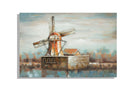Dipinto su Tela Mulino a Vento 120x3,7x80 cm in Alluminio Plastica e Canvas-1