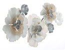 Pannello Flowery 116,5x8x58 cm in Ferro-3
