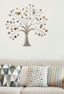 Pannello da Muro Tree 88x2,5x88 cm in Ferro-6