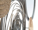 Pannello con Specchio Etnic 90x9,5x101,5 cm in Ferro e Specchio Multicolor-4