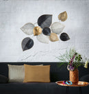Pannello Half Leaf 62,5x5,5x40 cm in Ferro Multicolor-6