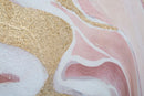 Dipinto su Tela Pinkly 80x2,8x80 cm in Legno di Pino e Canvas Multicolor-4