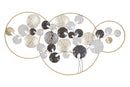 Pannello 3Rounds 130x6x70 cm in Ferro Multicolor-1