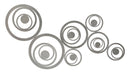 Pannello da Muro Bubbles 120x1,2x60 cm in Ferro Argento-1