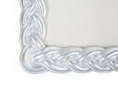Cornice Ropy 19,3x2x24,5 cm in Poliresina e Vetro Argento-4