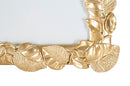 Cornice Old Leaf 26x2x31 cm in Poliresina e Vetro Oro-4