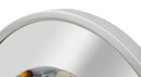 Orologio da Muro Mirror Grey Ø60x5 cm in Ferro MDF e Vetro Multicolor-4