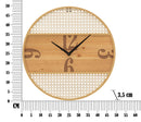 Orologio da Parete Ø50 cm Fuji in Ferro e MDF-6