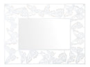 Specchio Bianco Butterfly 85x1x115 cm in Ferro e MDF Bianco-1