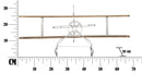 Porta Bottiglie Singolo Aviator 67,7x38x22 cm Legno e Ferro Argento e Marrone-7