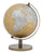 Mappamondo Arancione Ø20x28 cm Metallo e Plastica Oro Ruggine e Argento