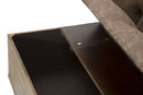 Panca Industry 121x52x75 cm Legno di Abete e in Ferro e Spugna e MDF e PU-6