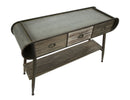 Console Moscow 120x42x80 cm Legno di Abete e in Ferro-8