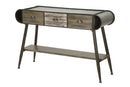 Console Moscow 120x42x80 cm Legno di Abete e in Ferro-3