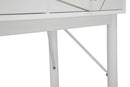 Console Luxy 100x40x79 cm in Legno e MDF e in Ferro Bianco e Oro-7