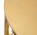 Tavolo da Caffé Venice Ø80x42 cm in Ferro Oro-4