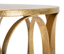 Tavolinetto Venice Ø37x58 cm in Ferro Oro-4