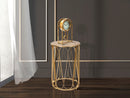 Tavolinetto Venice Ø37x58 cm in Ferro Oro-7