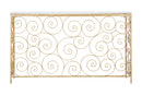 Consol Spiral 140x36x82 cm in Ferro e Marmo Oro e Bianco-2