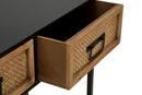 Consolle Fissa 3 Cassetti 120x35x78 cm in Metallo e Legno-6