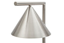 Lampada da Tavolo Gloty 18x27x53 cm in Ferro e Marmo Argento-3