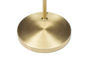 Lampada da Terra Glamy 25x36x179 cm in Ferro e Vetro Bianco e Oro-3