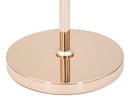 Lampada da Terra Ovy Ø40x167 cm in Ferro PVC e Tessuto Oro e Nero-4