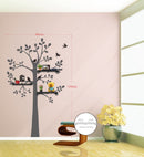 Sticker da Muro Tree con Mensole 90x150 cm Plastica-1