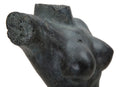 Scultura Museum Woman 19x17x50 cm in Poliresina e Ferro Nero-7