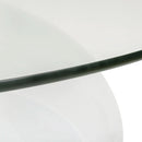 Tavolino da Salotto Ovale 115x42x65 cm Erma 2 Crumer Bianco-2