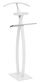 Indossatore Servomuto 45x34x116 cm in Legno New Pringo Bianco-1