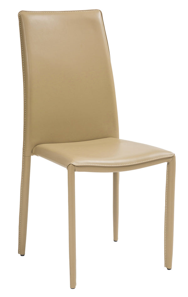 Sedia Imbottita 58x44x97 cm in Ecocuoio Dedis Corda acquista