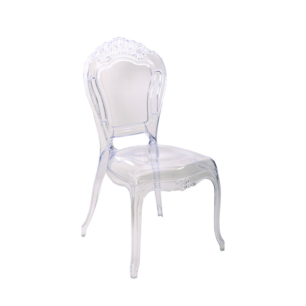 Sedia da Interno in Metacrilato 43x45x97 cm Trasparente online