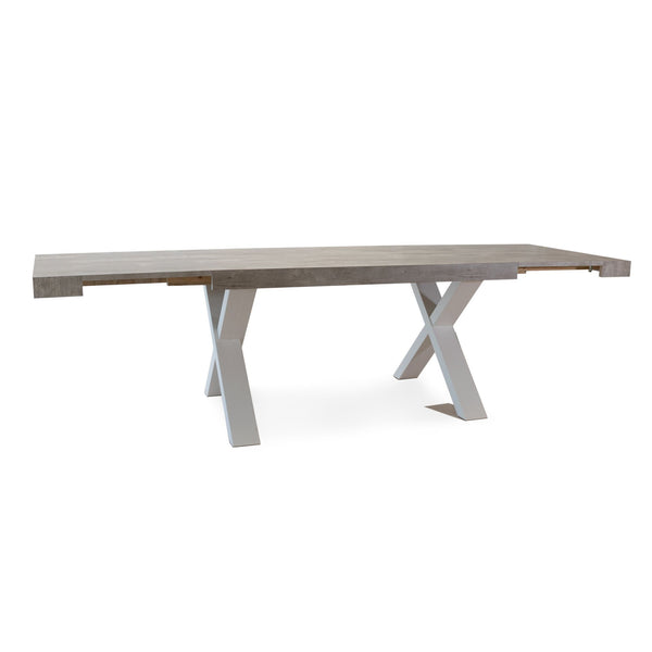 sconto Tavolo Xilon Cemento 180 260x90x76 Gambe Antracite