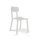 Sedia 81x45x39 cm in Polipropilene Chapeau Bianca -2
