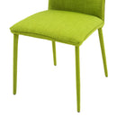 Sedia Imbottita 44x59x96 cm in Tessuto First Verde-7