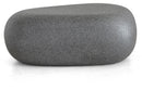 Tavolino in Vetroresina Effetto Pietra 47x36x40 cm Evolution Stone-1
