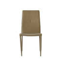 Sedia Imbottita 52x44x91 cm in Similpelle Galaxi Cappuccino-2