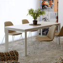Sedia Imbottita 45,5x55x83 cm in Similpelle Trapuntato Brenda Tortora-4